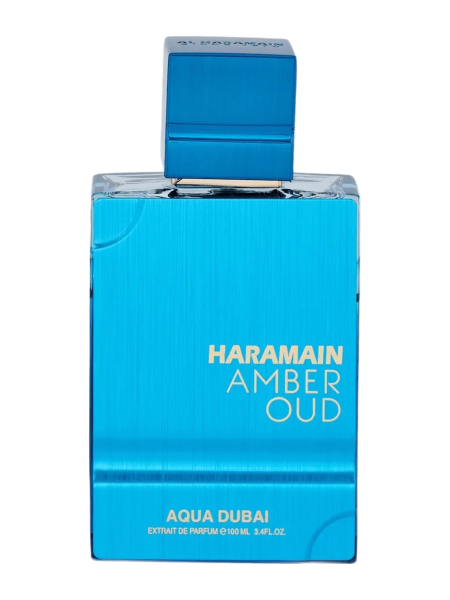 Frasco de Amber Oud Aqua Dubai de Al Haramain