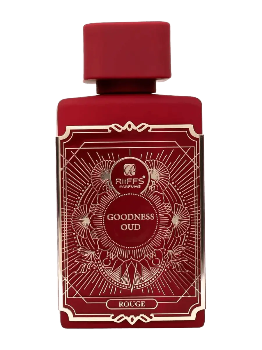Frasco de Goodness Oud Rouge de Riiffs